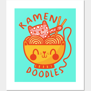 RAMEN DOODLES Posters and Art